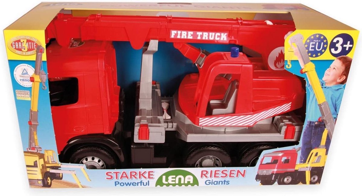 LENA - Supergrote Brandweerauto met uitschuifbare takel - Mercedes Arocs - 02175 — afbeelding 2