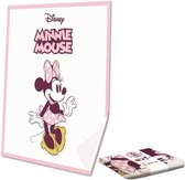 Disney Minnie Mouse Classic - Plaid soyeux doux - 130 x 160 cm - Multi