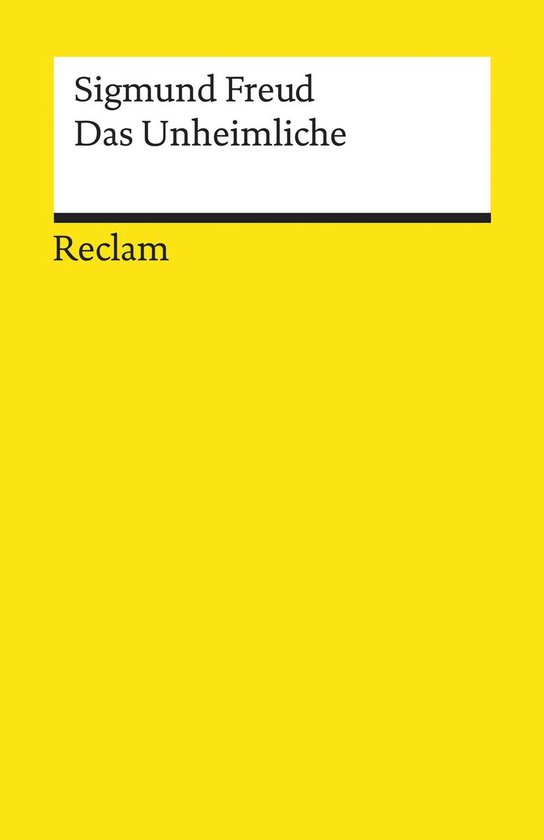 Reclams Universal-Bibliothek - Das Unheimliche - cover