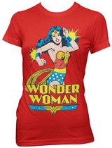 DC Comics Wonder Woman Dames Tshirt -XL- Wonder Woman Rood