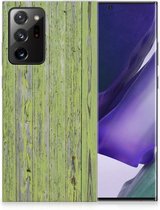 Cover Case Geschikt voor Samsung Galaxy Note20 Ultra Smartphone hoesje Green Wood