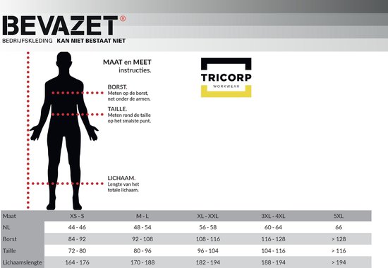 Tricorp - Gilet de sécurité Reflection Red - 453014 - taille XL-XXL