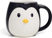 Balvi drinkbeker penguin Pingo zwart keramiek