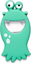 Balvi Flesopener Monster 12,5 Cm Pvc Turquoise