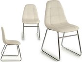 Kitchen Chair White 58 X 84.5 X 45 Cm White