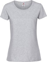 Fruit Of The Loom Vrouwen / Dames Ringgesponnen Premium T-Shirt (Taupe Grijs)