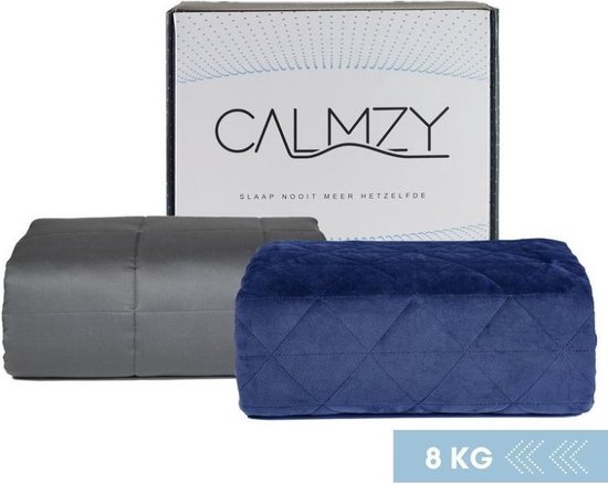Calmzy Verzwaringsdeken Bundel 8 kg - Superior Soft - Verzwaringsdeken & Duvet Cover - 150x200 cm