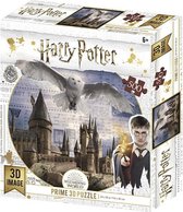Prime 3d 3d-puzzel Harry Potter/hogwarts En Hedwig 500 Stuks