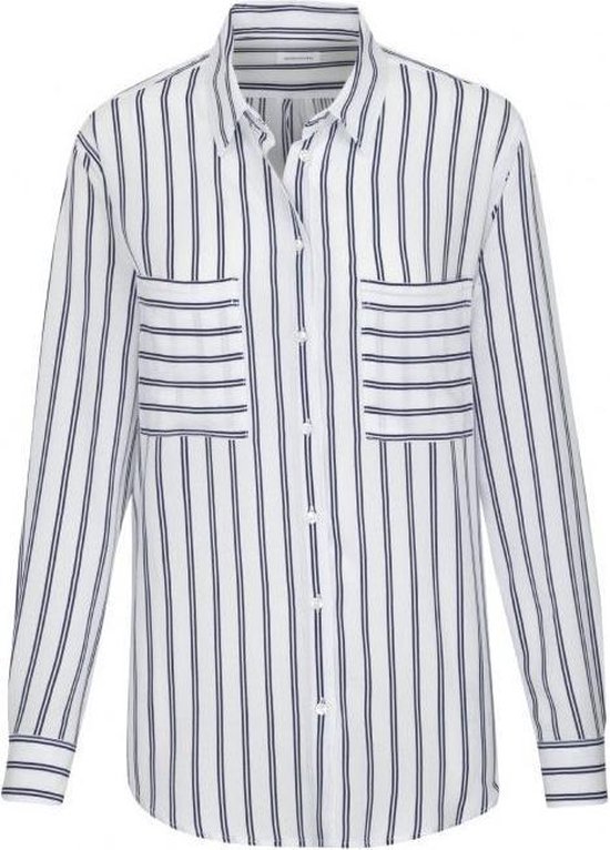 Mode Zakelijke overhemden Shirts met lange mouwen Artigiano Shirt met lange mouwen wit-lichtgrijs zakelijke stijl 