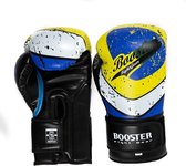 Booster (kick)bokshandschoenen Vortex 2 Blauw/Geel/Wit 10oz