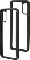 Mobiparts Rugged Clear Case coque de protection pour téléphones portables 15,5 cm (6.1") Housse Noir