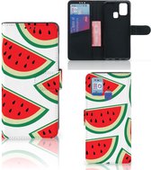 Smartphone Hoesje Geschikt voor Samsung Galaxy M31 Foto Hoesje ontwerpen Originele Cadeaus Watermelons