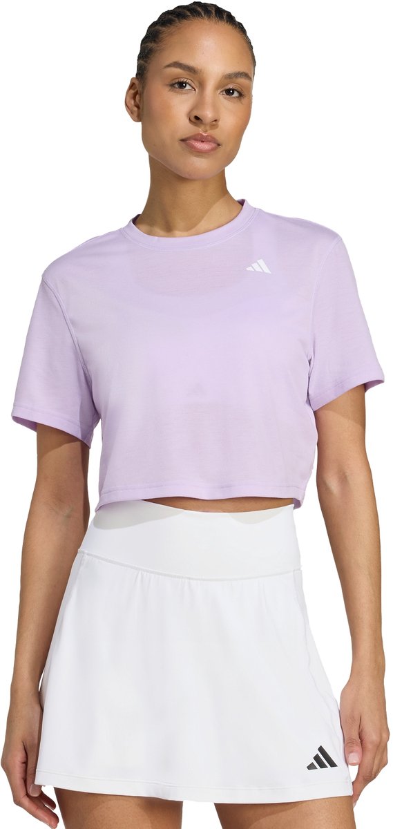Adidas Performance Train Essentials Boxy Workout-T-Shirt - Dames - Paars