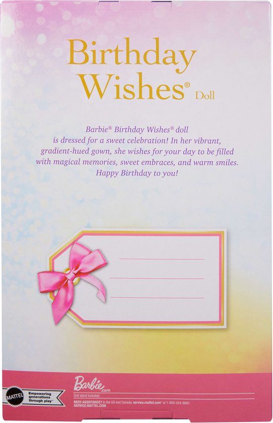 Mattel Barbie pop Signature Birthday Wishes - verjaardagseditie 2026. — afbeelding 5