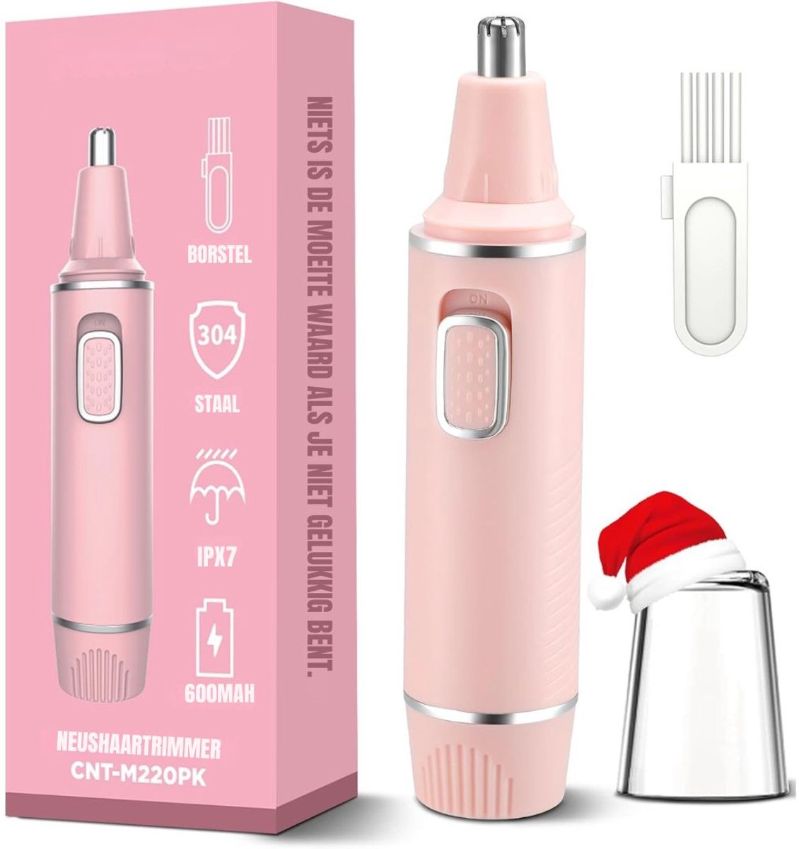 Florixa® Neustrimmer Vrouwen - Neustrimmer - Roze - 15cm x 4cm x 1cm