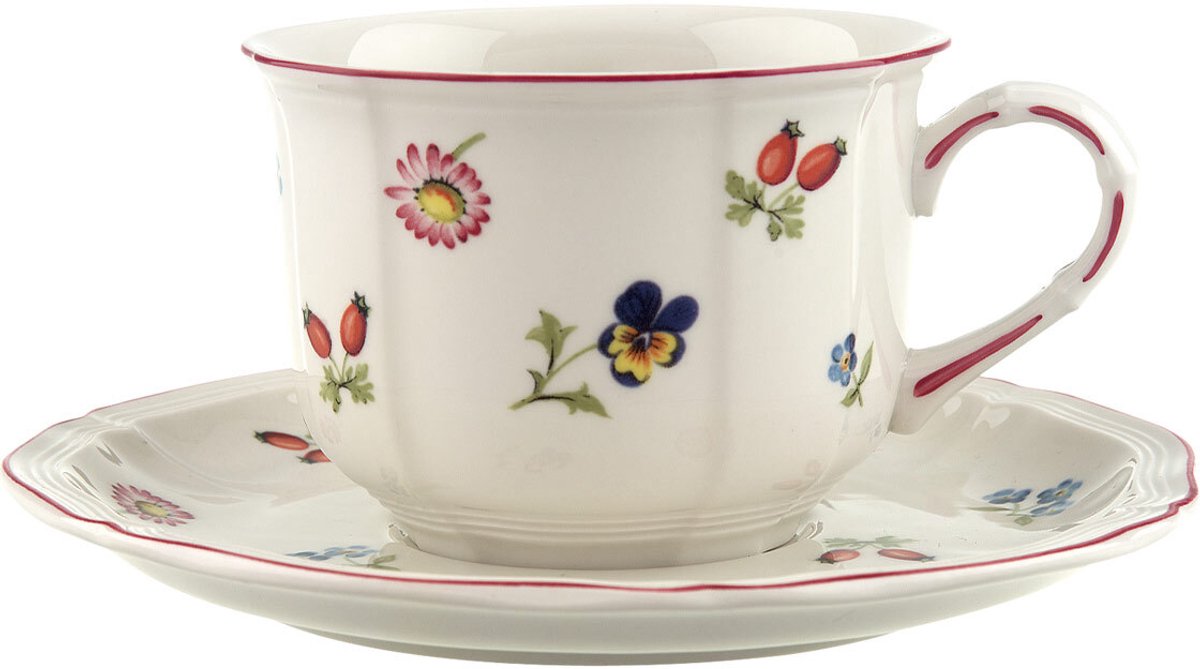 Frühstückstasse mit Untertasse Petite Fleur 260 ml