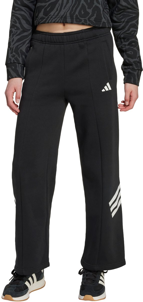 Adidas Sportswear Future Icons Wide Leg Open Hem Broek Kids Kinderen Zwart