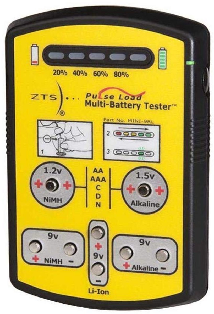 Universele Batterij Tester voor Diverse Batterijformaten