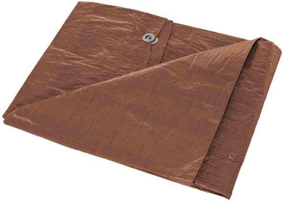 Waterdicht Lichtgewicht Bruin Zeil - Beschermhoes 240x180 cm Polyzeil