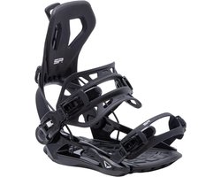 Step-In Snowboard Binding Zwart Robuust en Lichtgewicht 2023