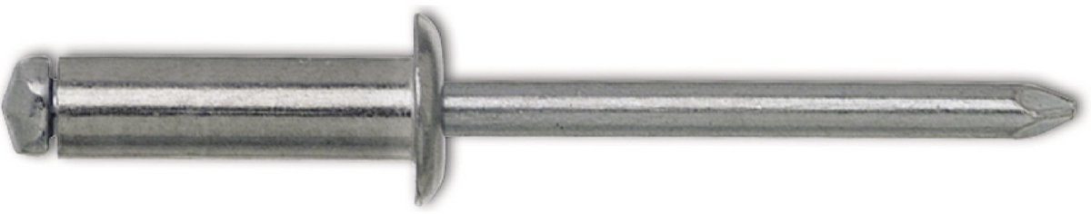 Blindklinknagels Aluminium/Staal Standaard Platte Kop 5x10mm - 500 Stuks