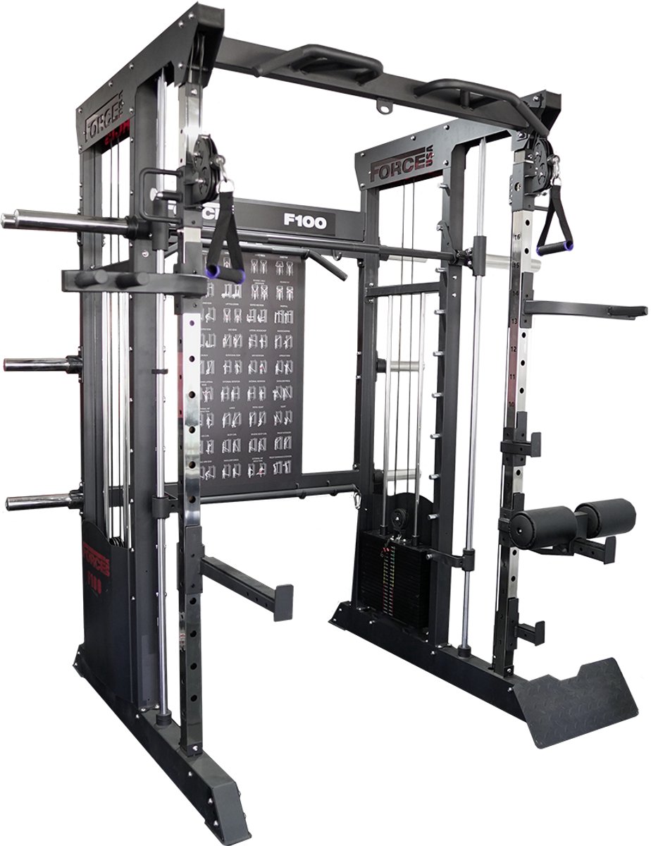 Force USA F100 V2 Functional Trainer | Smith Machine l 200KG Gewichtstapels Inbegrepen