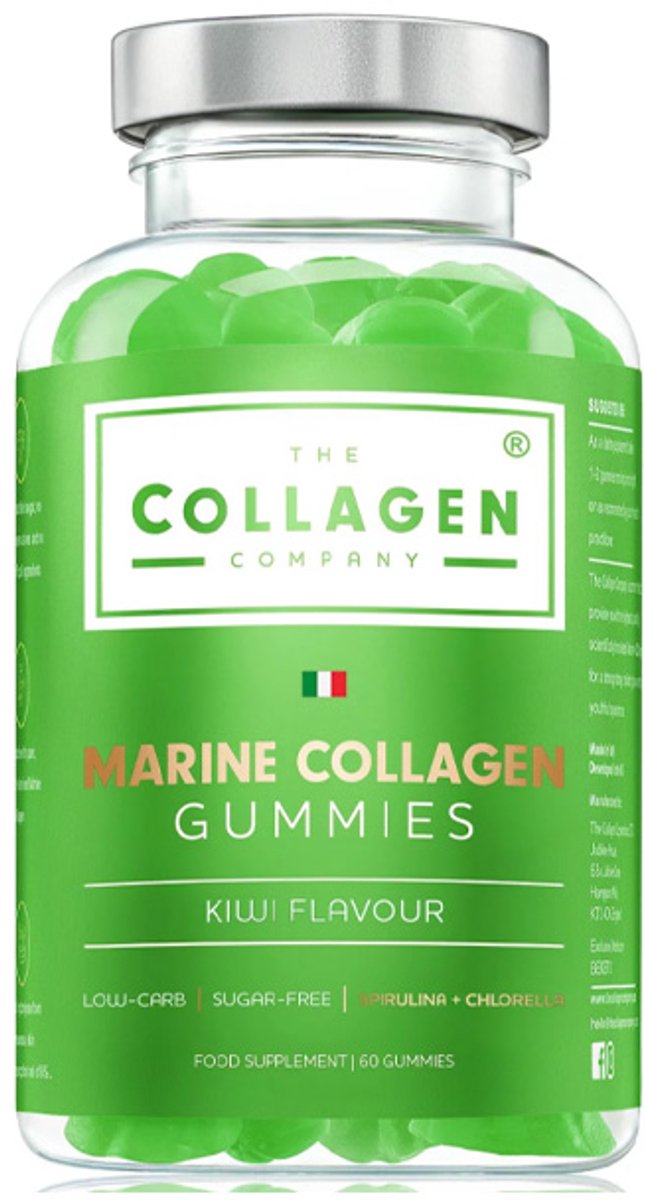 The Collagen Company | Marine Collagen Gummies | Kiwi | 60 stuks