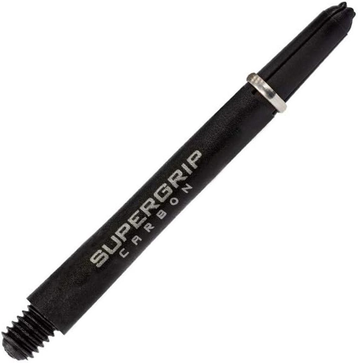 Carbon Dartpijlen Shafts Zwart/Zilver Universeel