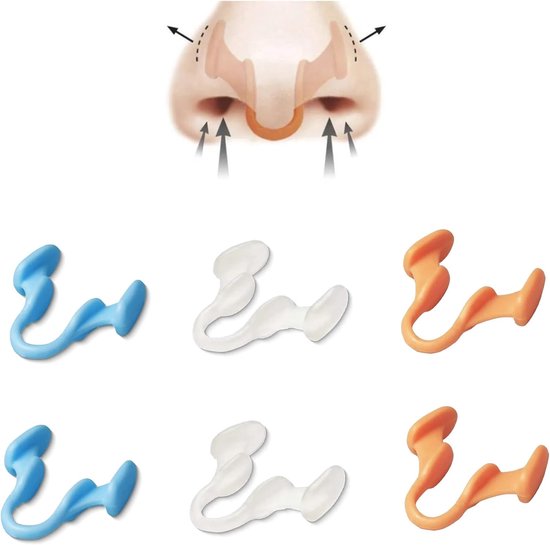 Daity Set van 3 - Zachte neusspreider - verwijdt de neus op milde wijze - verbetert de ademhaling - voorkomt snurken - anti-snurkoplossing - anti-snurkapparaat - herbruikbaar - duurzaam en gemakkelijk in gebruik.