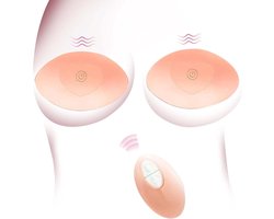 Ynkkvre - Nippelvibrator - Vrouwen - 10 Vibratiemodi - Nippelstimulatie - Met afstandsbediening - Silicone materiaal - Voor solo of koppelsessies