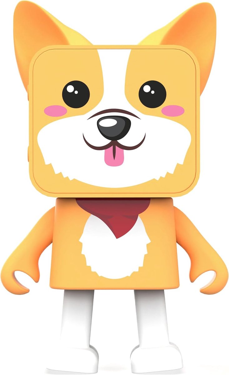 Draadloze Bluetooth Speaker met Dansende Dieren Corgi Figuur