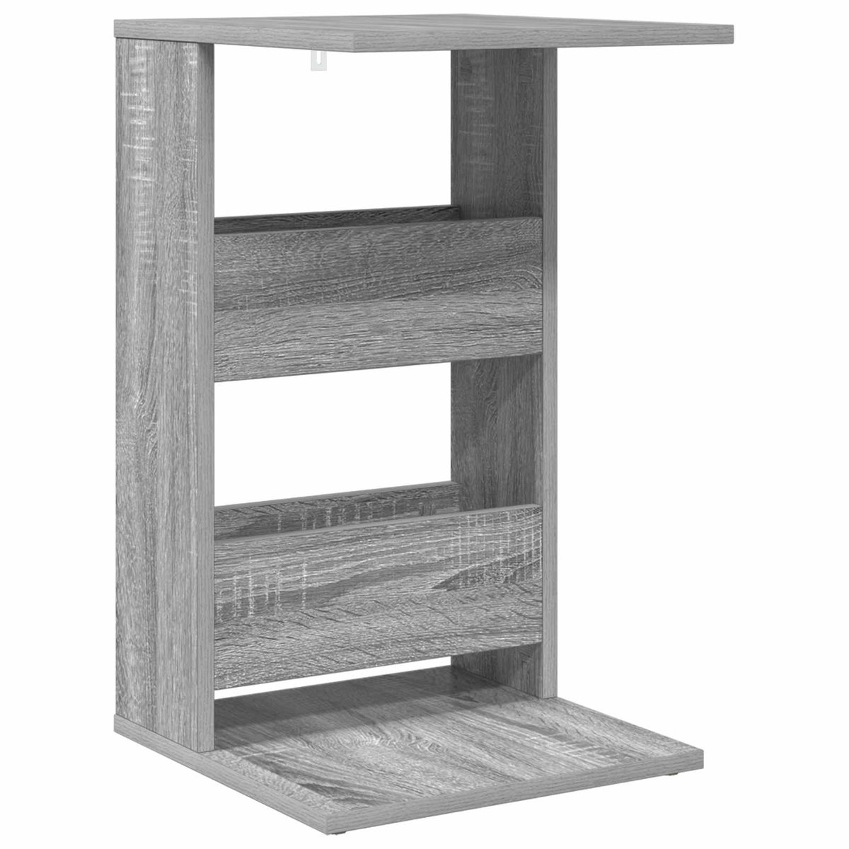 vidaXL Bijzettafel - Grijs - Sonoma - 40 - x - 35 - x - 60,5 - cm - Bewerkt - hout Grijs Sonoma