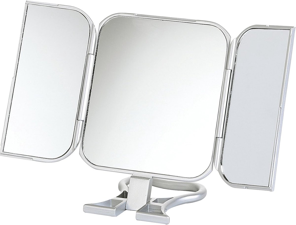Opvouwbare Reisspiegel Compact Formaat 23 x 12 cm