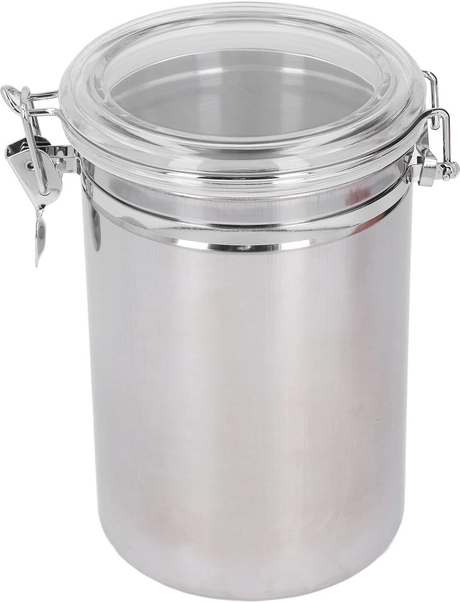 Extra Grote Luchtdichte RVS Trommel - 2100ml Voedsel Opslagbus