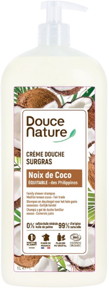 Douce Nature Douchegel & shampoo evasion kokos bio 1 Liter