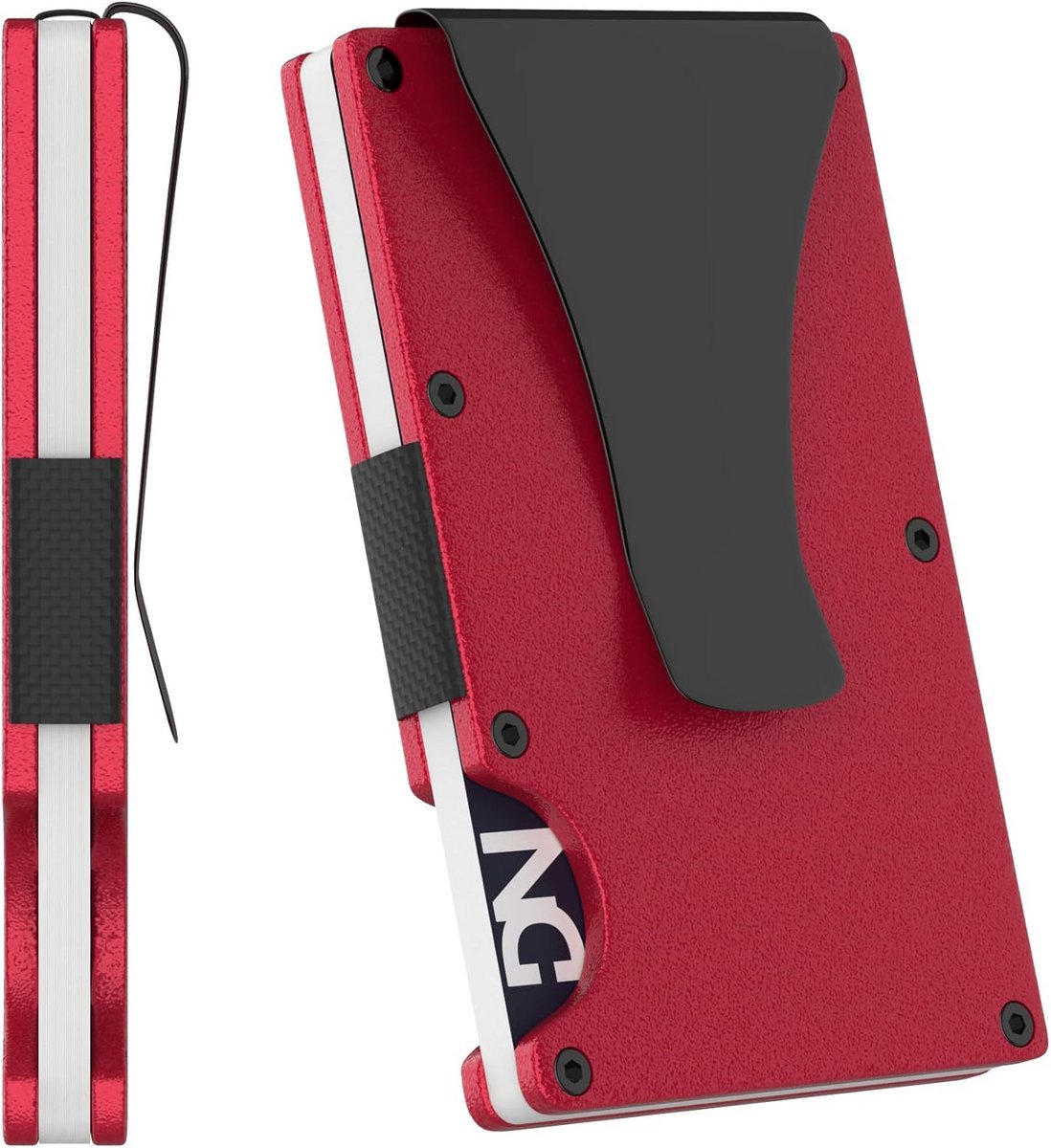 Slanke Metalen Kaarthouder met RFID-beveiliging en Geldclip