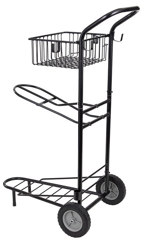 Premiere Stable Wagon avec panier et 1 porte-selle Taille Unique Zwart
