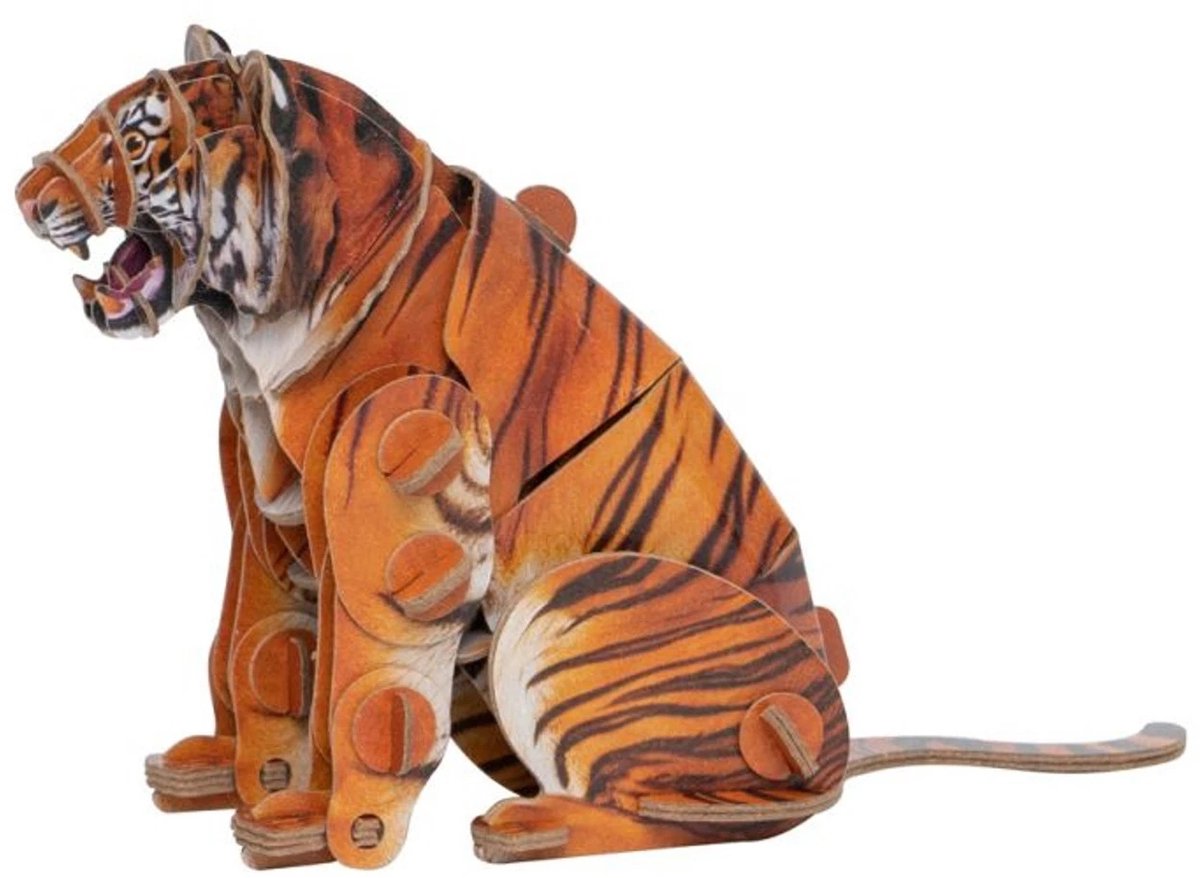 MakeBug, 3D Modelbouwpakket, Voices of Nature, Siberian Tiger, MB-D-0020, 14x6x9cm