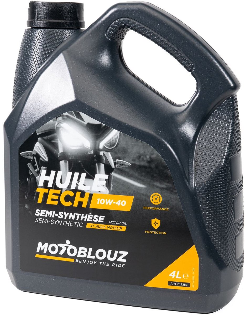 Motoblouz Motorolie - Tech 4t 10W-40 4L
