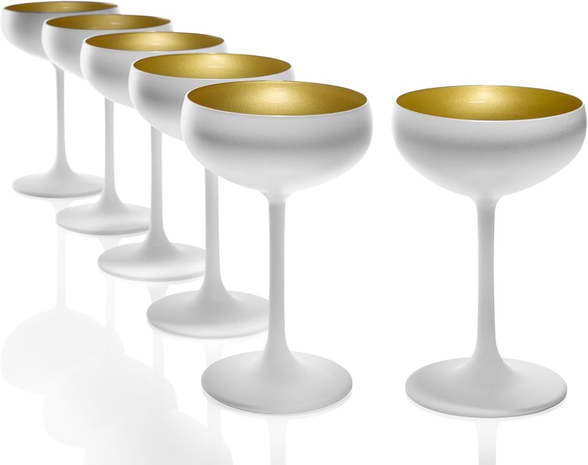 Set van 6 Elegante Champagneglazen - Stijlvol Design