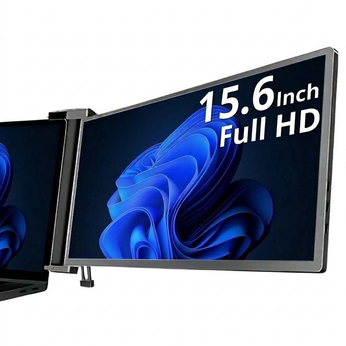 Portable Monitor Link 15.6" - Full HD IPS - 1-Kabel - Draagbare monitor voor laptop - Extra scherm laptop - Incl. Draagtas