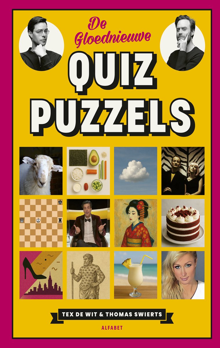 Omslag van De gloednieuwe QuizPuzzels