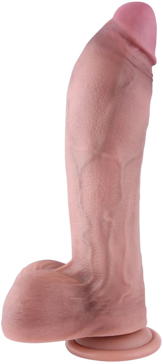 Vibrerende Gearderde Dildo XL 30 cm KlicLok
