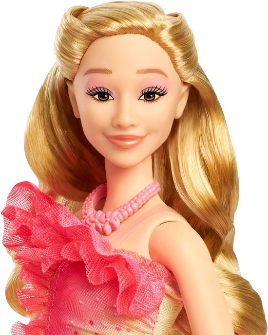 Modepop Glinda met Blonde Haardossen en Accessoires - Flexibele Balletjurk van Merkloos — afbeelding 5