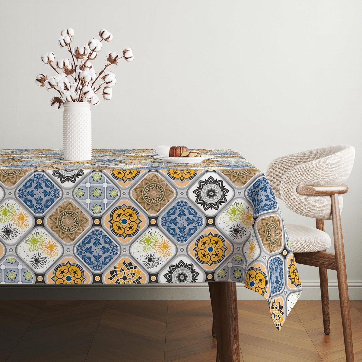 Waterdicht Tafelkleed Blauw Tafelzeil 240 x 140 cm