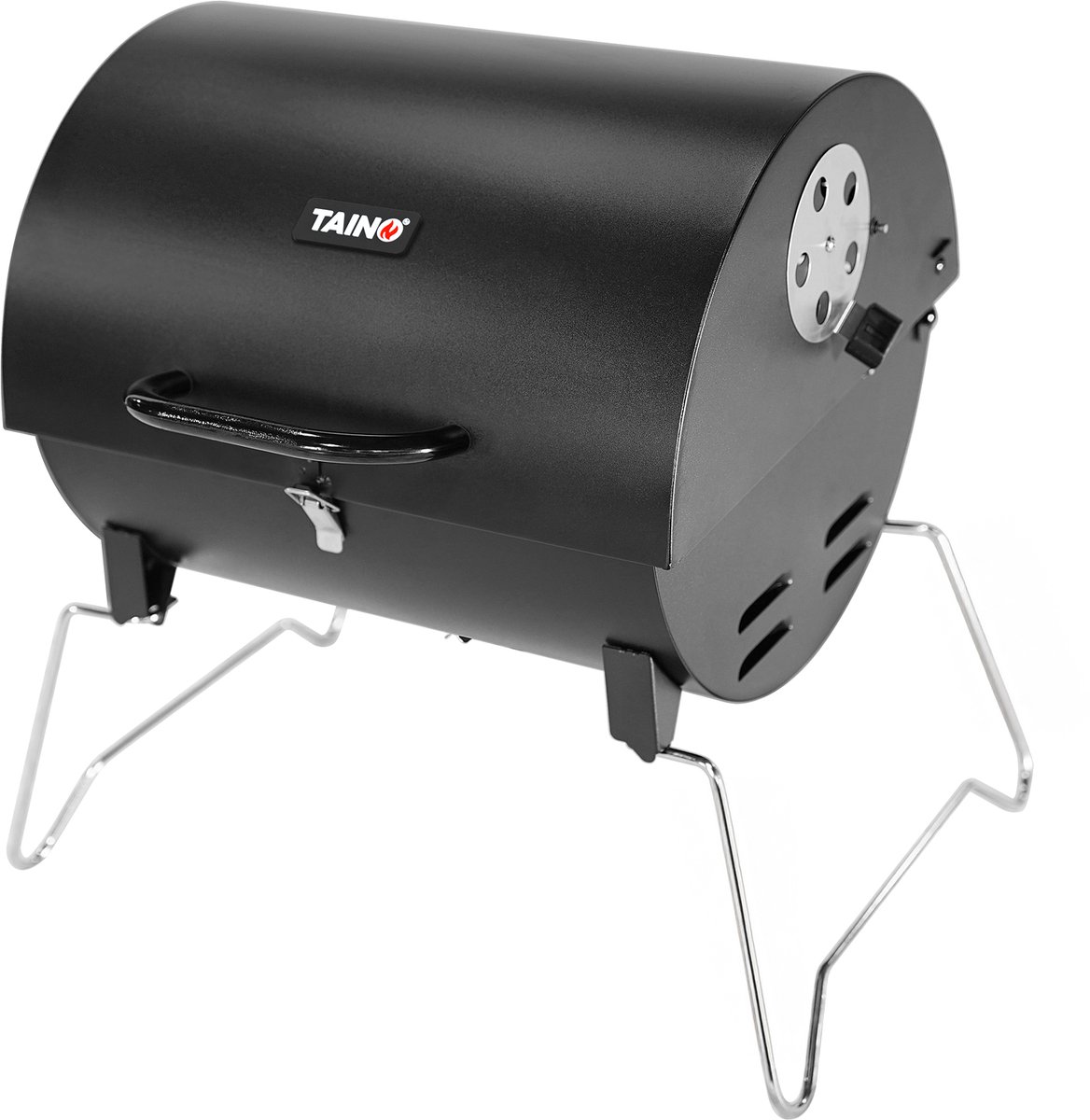 TAINO CHAROX - Draagbare compacte houtskoolgrill, tafelgrill, campinggrill, balkongrill met houtskoolbak