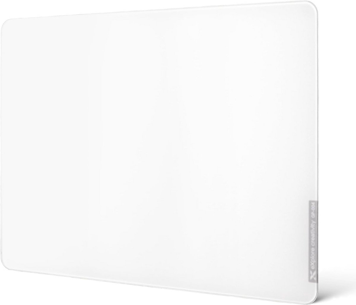 Harde Gaming Muispad van Glas (Wit) - Ultra Glad Oppervlak - Anti-Slip Onderkant (410x310mm)