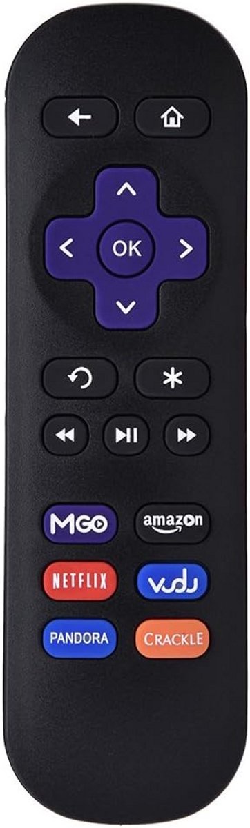 Universele Vervangende Afstandsbediening voor Media Spelers Roku 1 2 3 4 LT HD XD XS