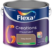 Flexa - Creations Muurverf Extra Mat - Cozy Sound - Kleur van het jaar 2026 - Mengverf - 2.5 L