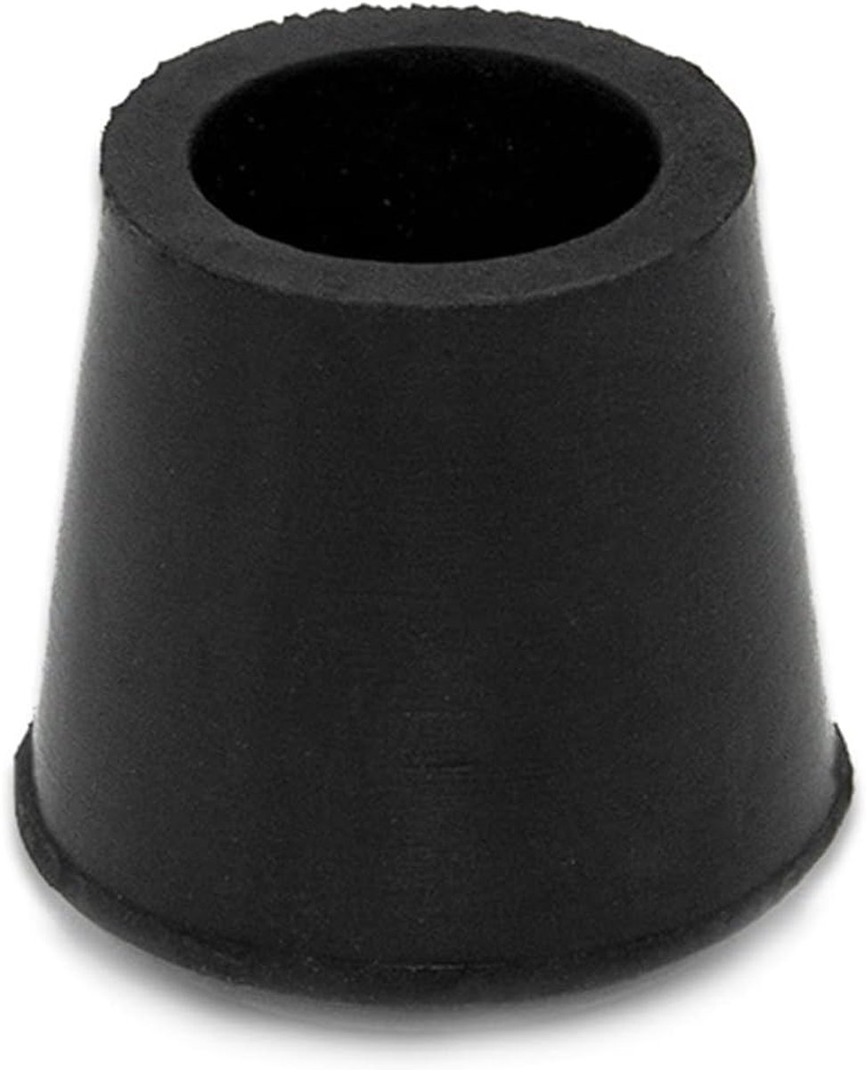 Stoelpootdoppen - Vloerbeschermers - Meubels Beschermen - Rubberen Constructie - 10 mm - Zwart